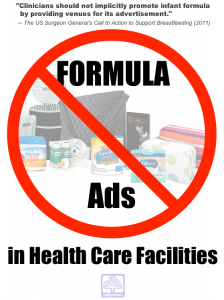 Why Keep Infant Formula Marketing Out of Healthcare Facilities?
